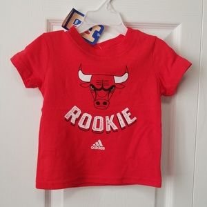 Chicago Bulls "Rookie" Adidas Tshirt NWT